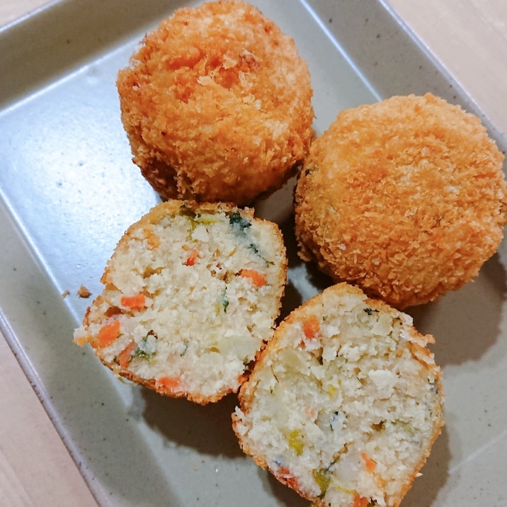 【アレンジレシピ】卯の花で!和風コロッケ♪